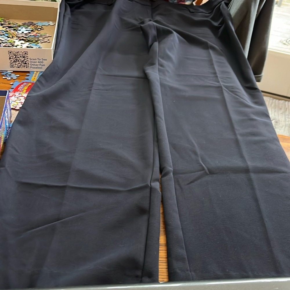 Worthington Dark Blue Dress Pants Curvy Straight Leg Size 18 NWOT